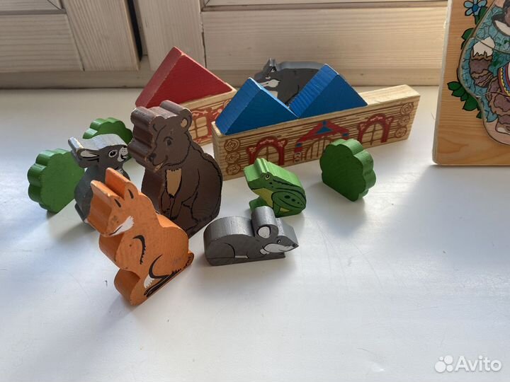 Деревянные игрушки для малышей