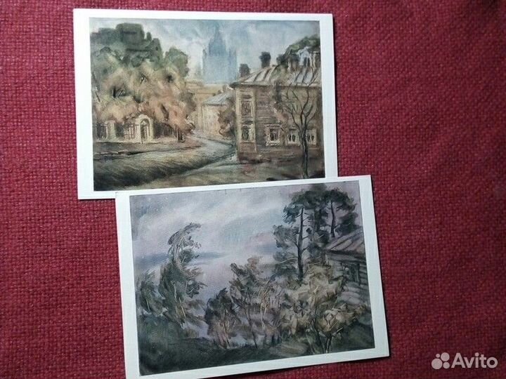 Открытки СССР 1981год «А.М.Косогов.Акварели»