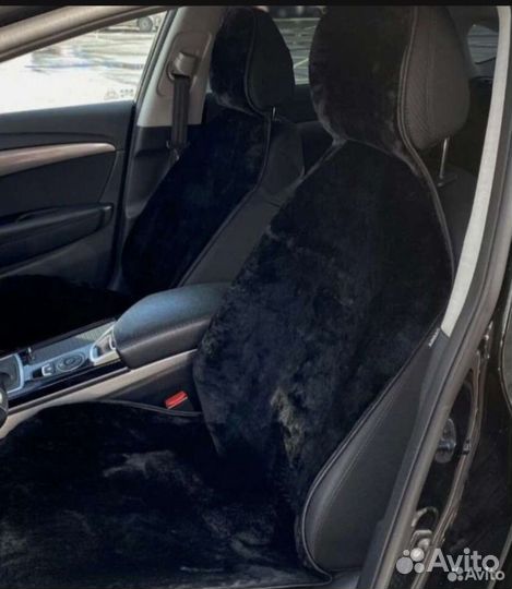 Накидка на сиденье меховые