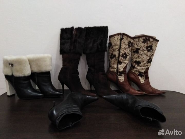 Ботильоны, сапоги