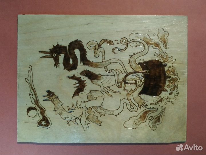 Выжженные картинки