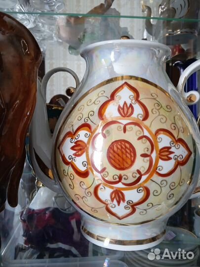 Чайник заварочный фарфоровый СССР на 2 литра