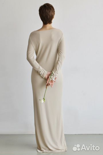 Платье макси И кардиган макси комплект