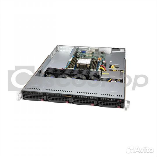 Платформа Supermicro 1U SYS-510P-WT, До одного про