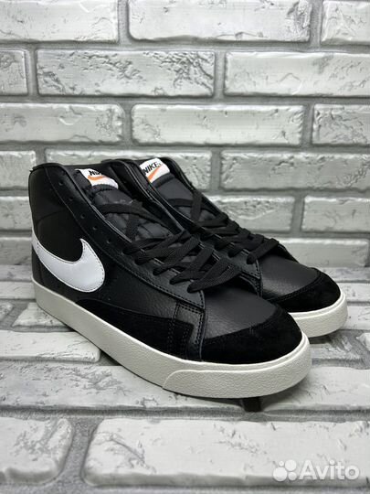 Кроссовки nike blazer mid 77 black 44