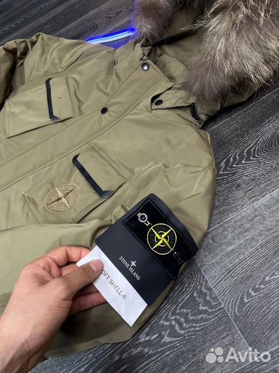 Зимняя куртка удлиненная Stone Island