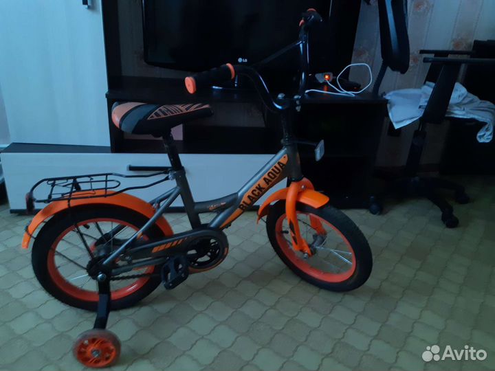 Детский велосипед Black aqua