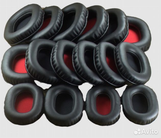 Амбушюры к наушникам по размерам (овальные)