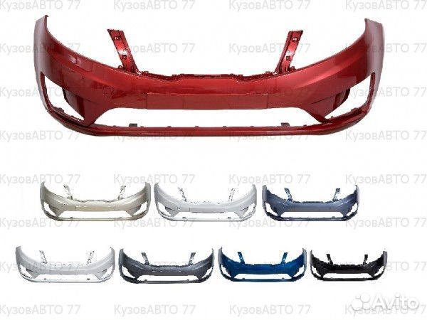 Бампер передний для Kia Rio 3 2011-2016