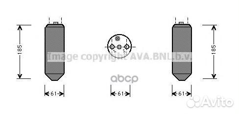 Осушитель кондMitsubishi Carisma/Galant 95 MTD1