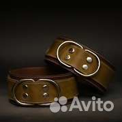 Ошейник кожаный