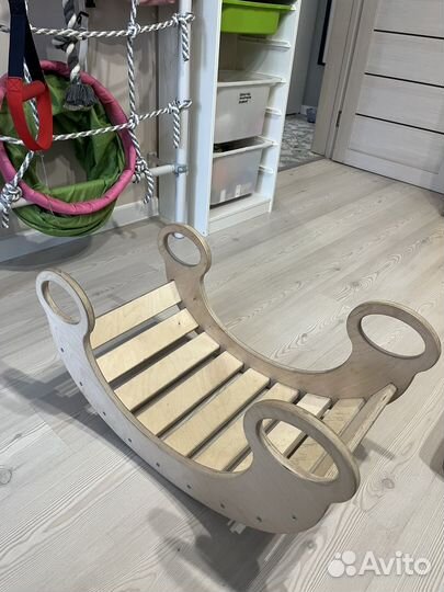 Развивающая качалка радуга