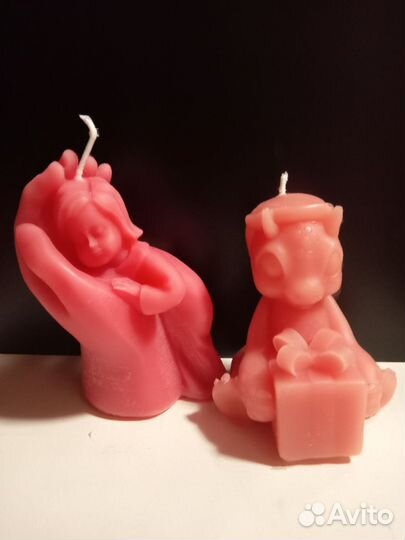 Свечи восковые ручной работы