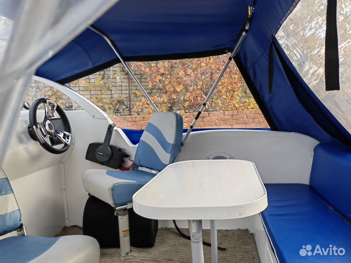 Катер каютный Неман 550 комб, Yamaha F100fetl