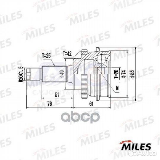 GA20593 GA20593 Miles