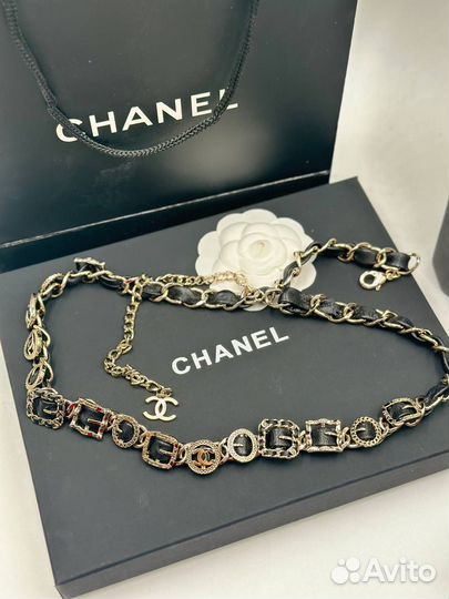 Цепь пояс chanel