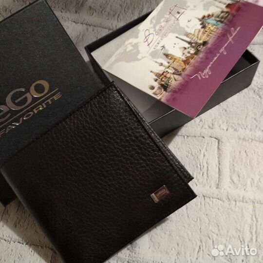 Кошелек - портмоне мужской.Натуральная кожа.Новый