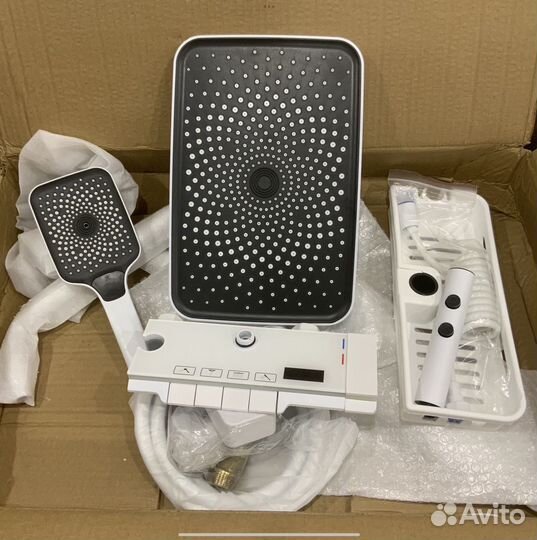 Душевая система с тропическим душем дисплеем 4в1