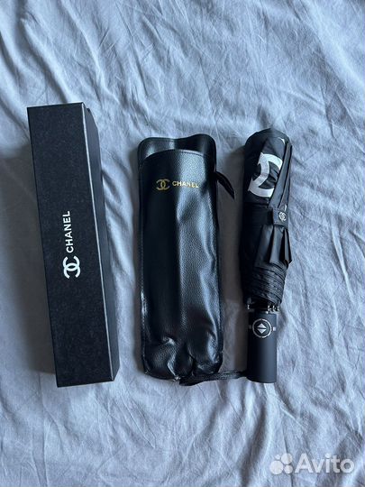 Черный зонт Chanel