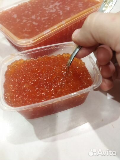 Красная икра горбуши 0,25-0,5кг
