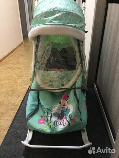 Санки коляска nika disney