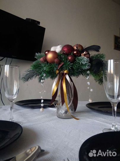 Настольная новогодняя композиция