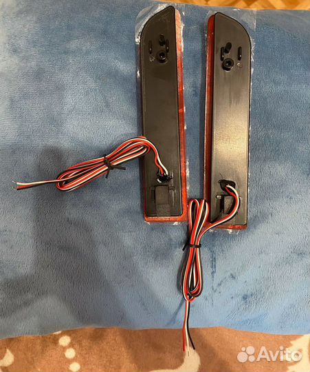 Led катафоты в задний бампер для toyota ипсум,гая