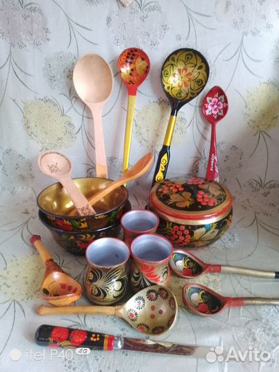 Посуда хохлома