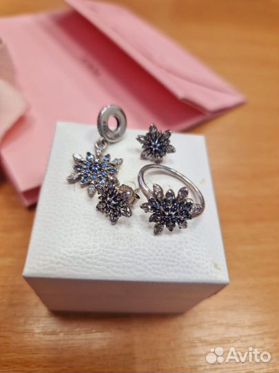 Набор серьги