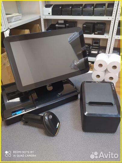 Моноблок POS+онлайн касс+принтер чеков iiko 7