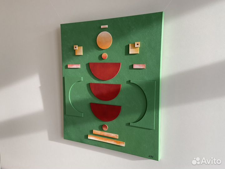 3д-картина «Сила Жизни» из дерева 50х60 в интерьер