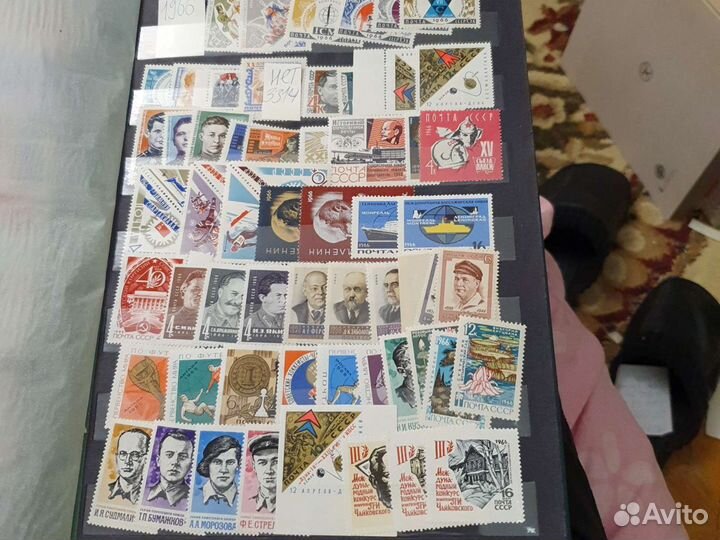 Почтовые марки ссср1966-1968год чистые