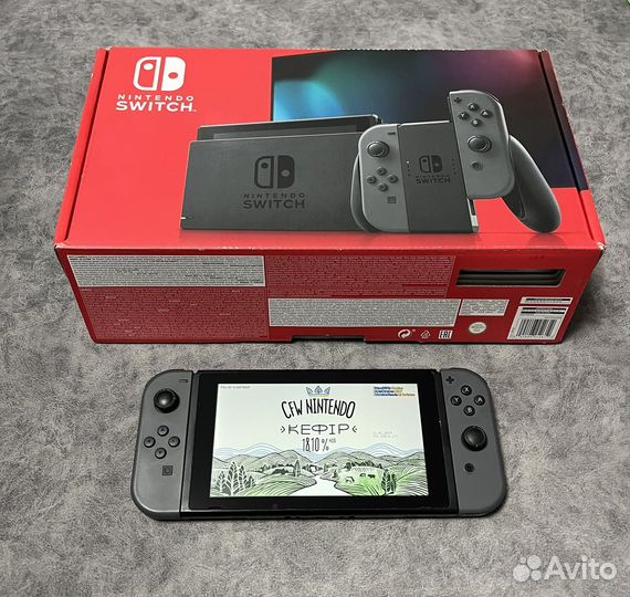 Прошитый Nintendo Switch rev 2