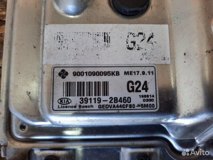 Блок управления двигателем Kia Ceed ED G4FA 2010