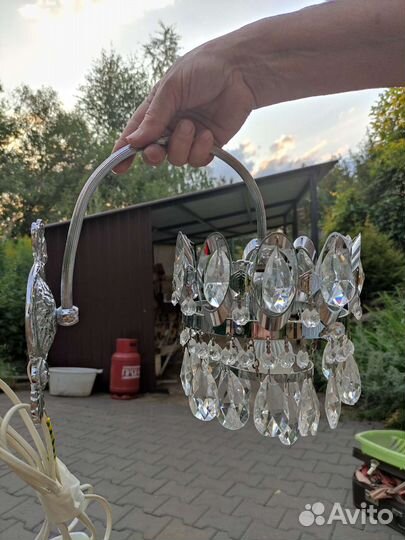 Бра хрустальное