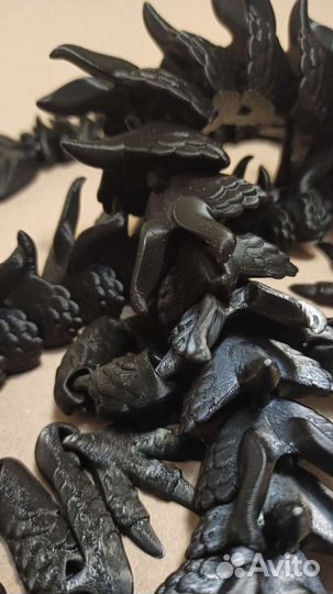 Императорский дракон черный 75 см