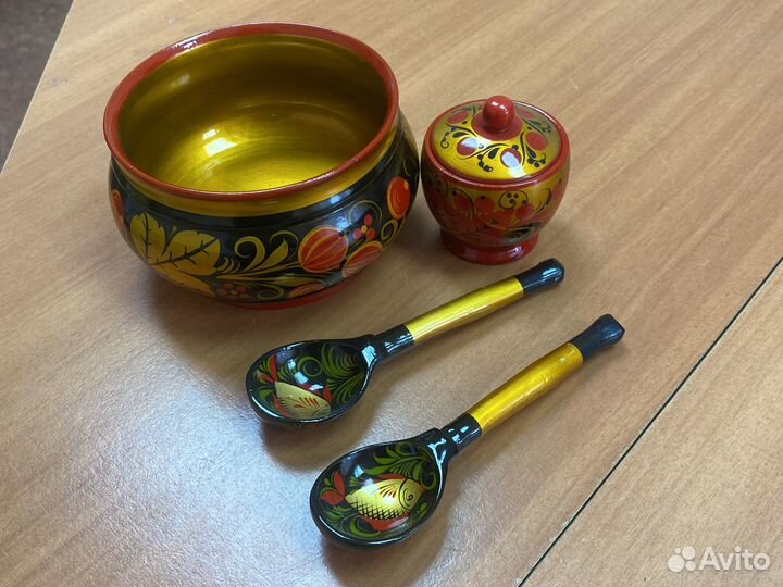 Хохломская роспись. Хохломская посуда