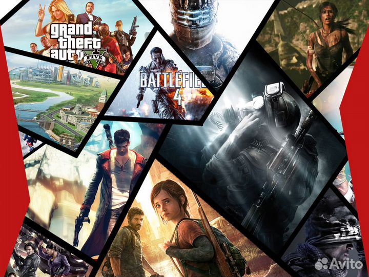 Sony PlayStation 3 Slim PS3 1 Геймпад, 100 Игр в п