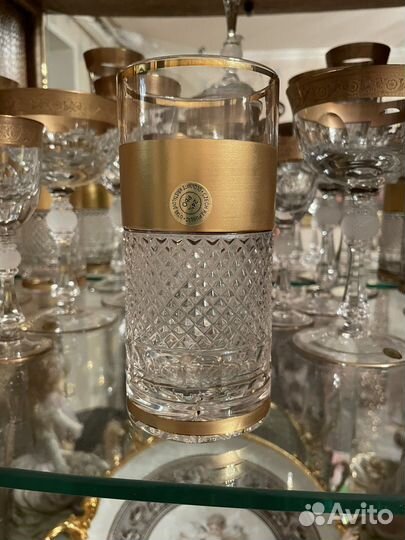 Графин со стаканами богемия