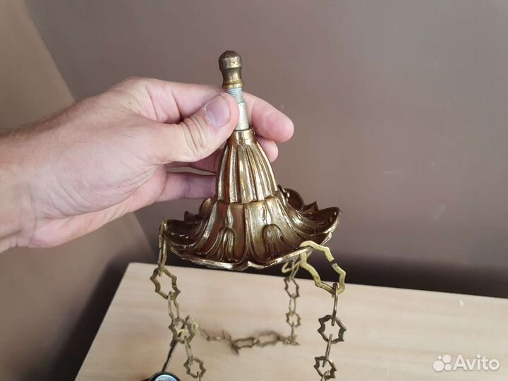 Люстра бронза СССР