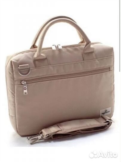 Сумка для ноутбука Bagspace бежевая новая