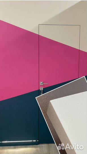 Скрытые межкомнатные двери под покраску