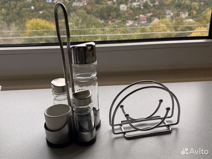 Подставка для специй и салфетница