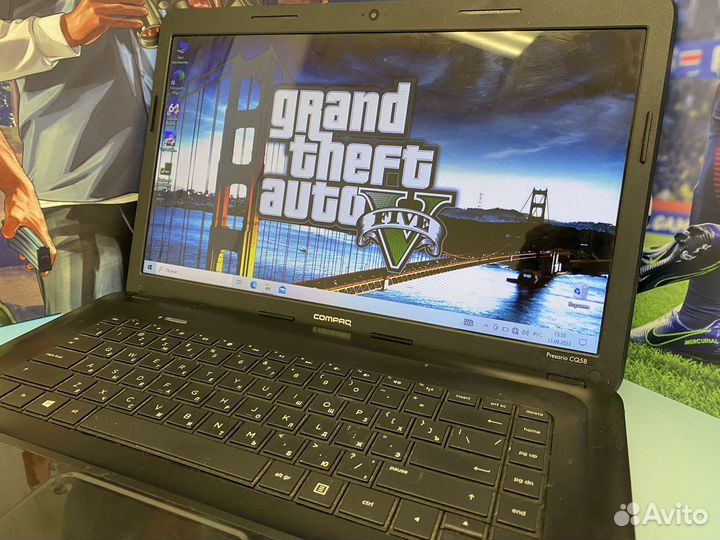 Быстрый Ноутбук HP Compac 6gb/SSD/Intel/Новый акб