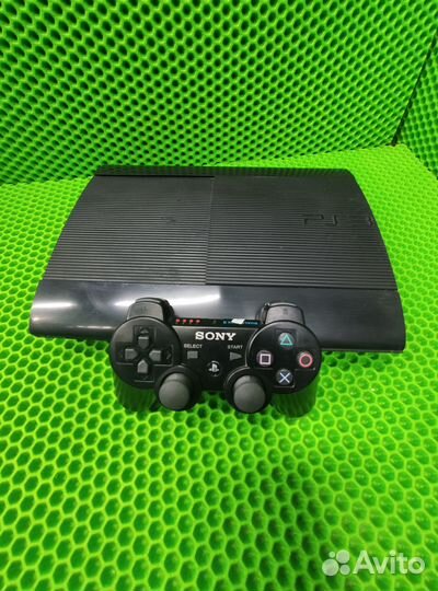 Sony playstation 3 super slim 500gb +1 Геймпад