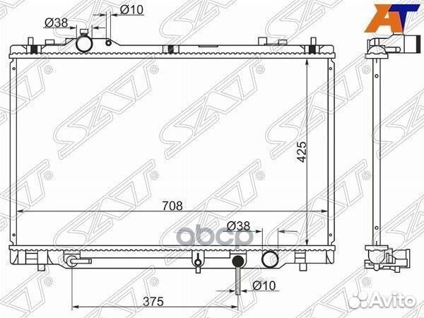 Радиатор Lexus LS460 09-17 / LS460L 06-09 / LS6