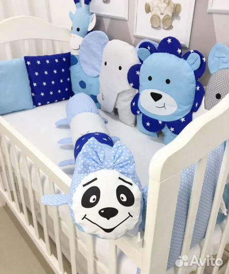 Бортики в кроватку