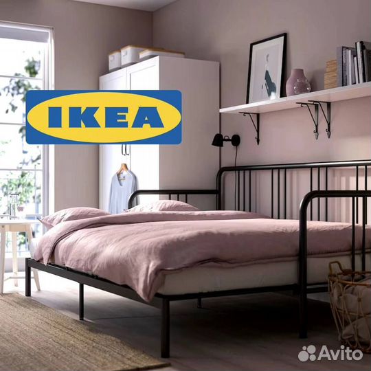 Раскладная кровать кушетка IKEA фиресдаль