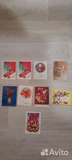Открытки СССР чистые
