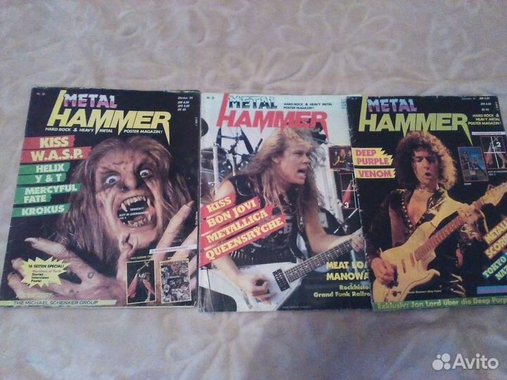 Журналы Metal Hammer с 1995 - 1998 годов